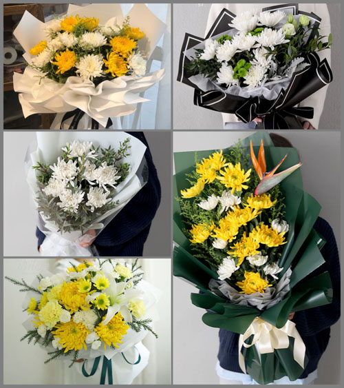 广东揭阳市榕城区仙桥街道白事花束代送
